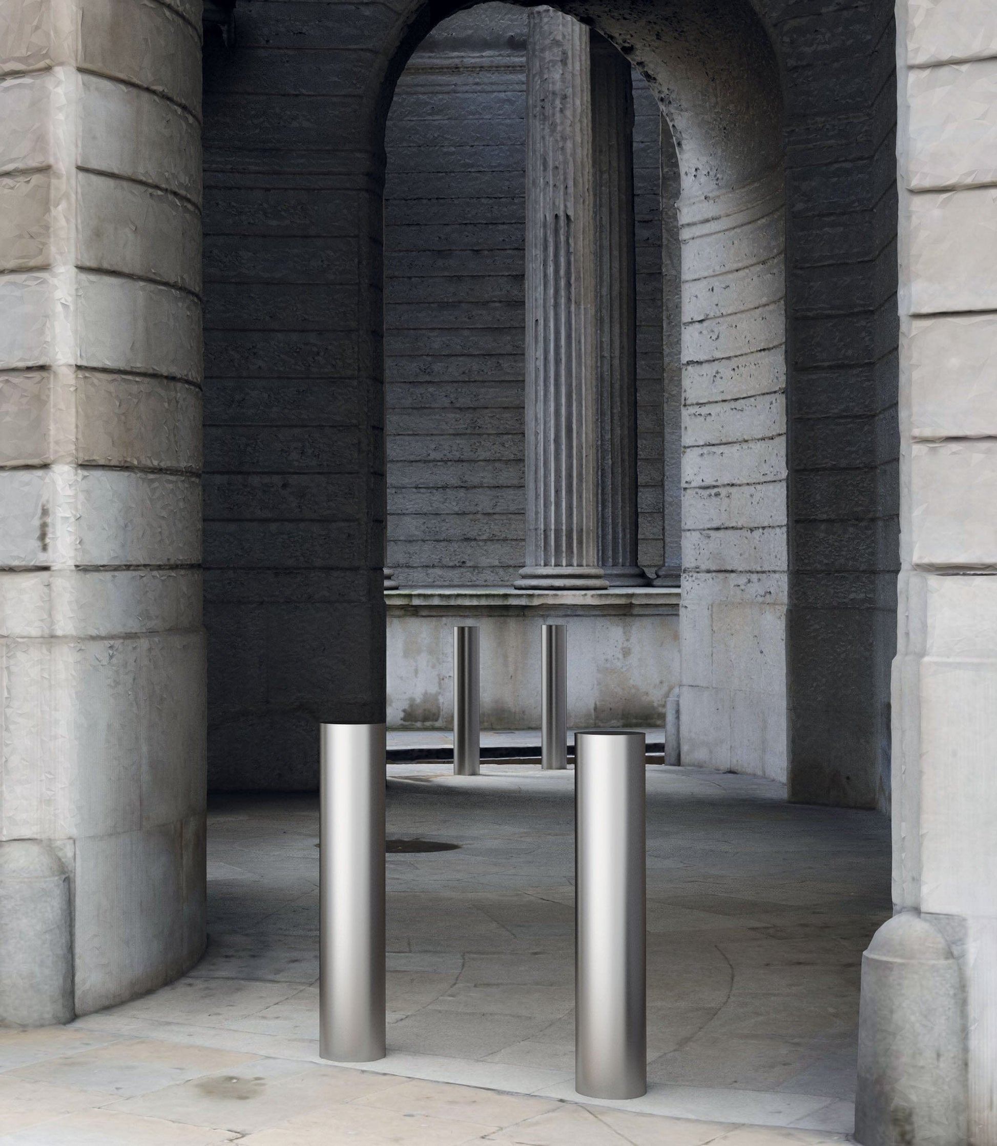 Cityscape Direct Stainless Steel Anti-Ram Bollard