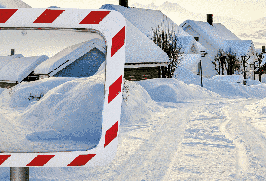 Cityscape Direct Stainless Steel Traffic Mirrors Anti-Condensation and Anti-Frost