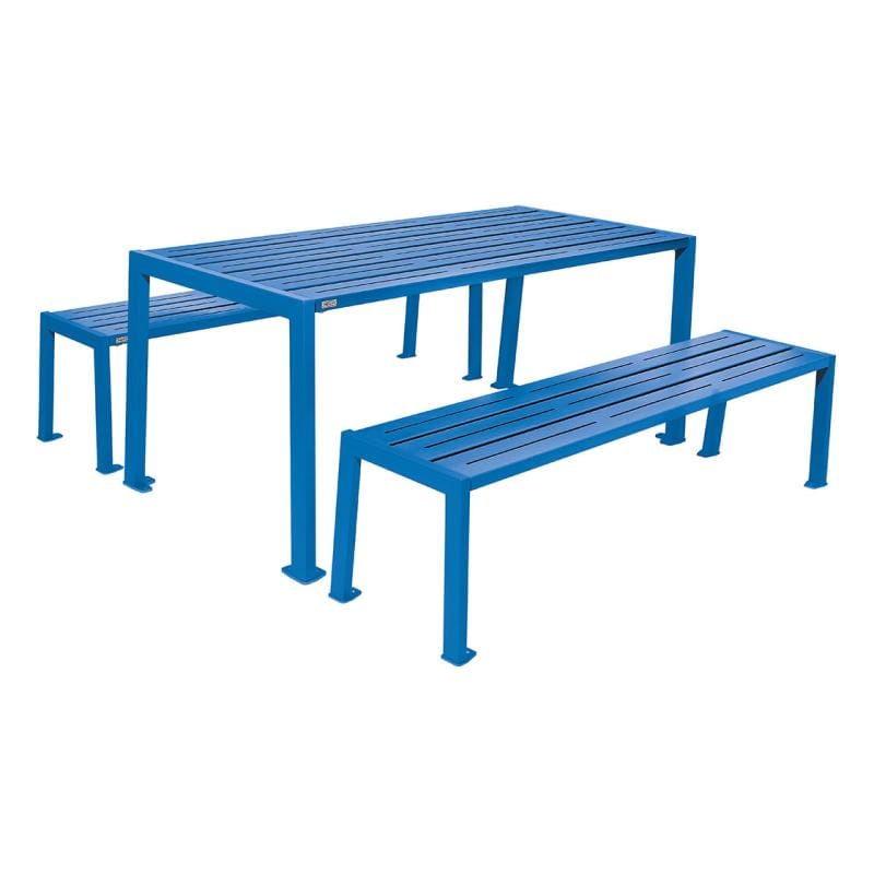 Cityscape Direct Silaos Picnic Table (All Steel) Table Only / Blue (RAL 5010)