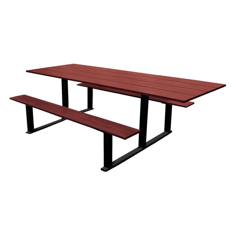Cityscape Direct Riga Picnic Table Wheelchair Accessible / Black (RAL 9005)