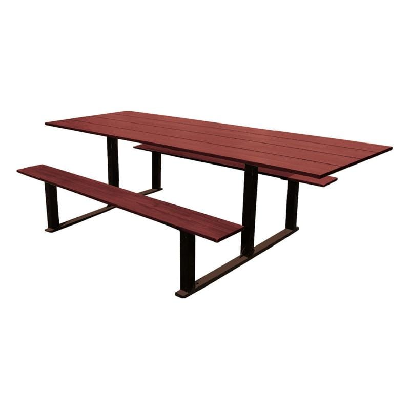 Cityscape Direct Riga Picnic Table Wheelchair Accessible / Brown (RAL 8017)