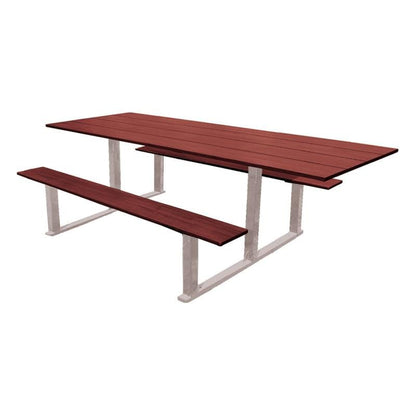 Cityscape Direct Riga Picnic Table Wheelchair Accessible / Light Grey (RAL 7044)