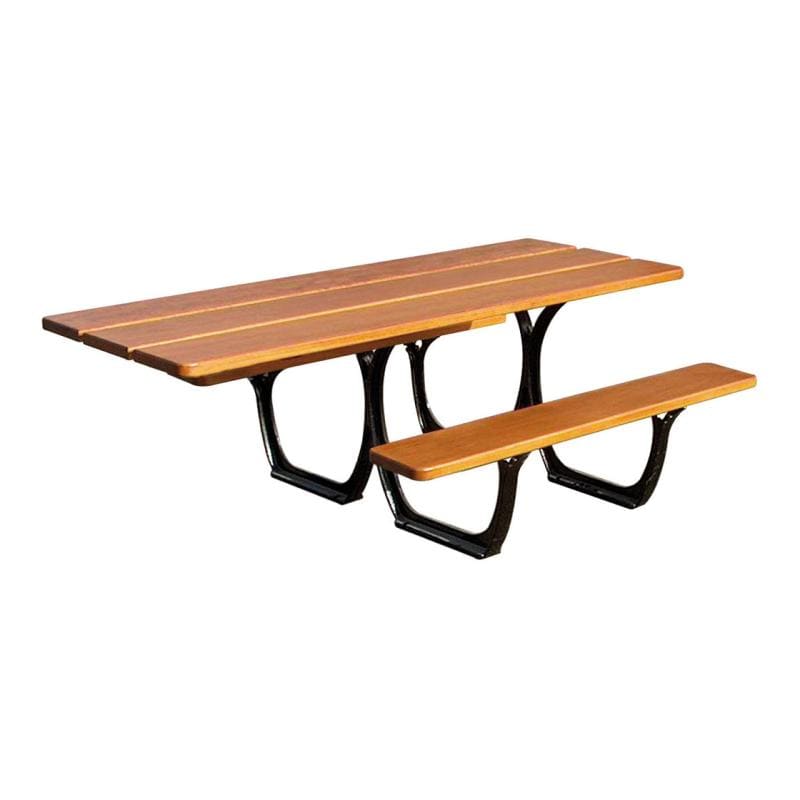 Cityscape Direct Seville Picnic Table Wheelchair Accessible / Light Oak