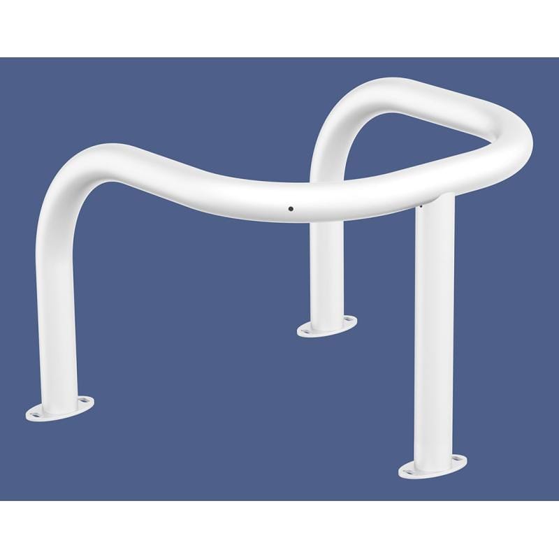 Cityscape Direct Pole Protector (60mm) White (RAL 9010) / Base Plates