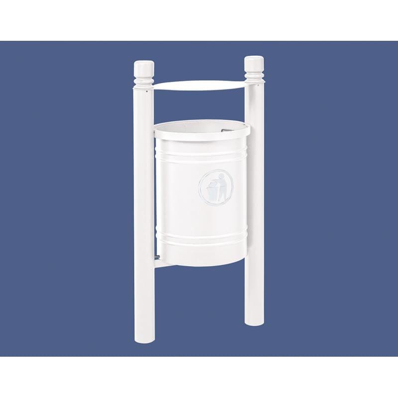 Cityscape Direct Province Litter Bin White (RAL 9010) / City