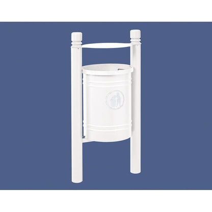 Cityscape Direct Province Litter Bin White (RAL 9010) / City