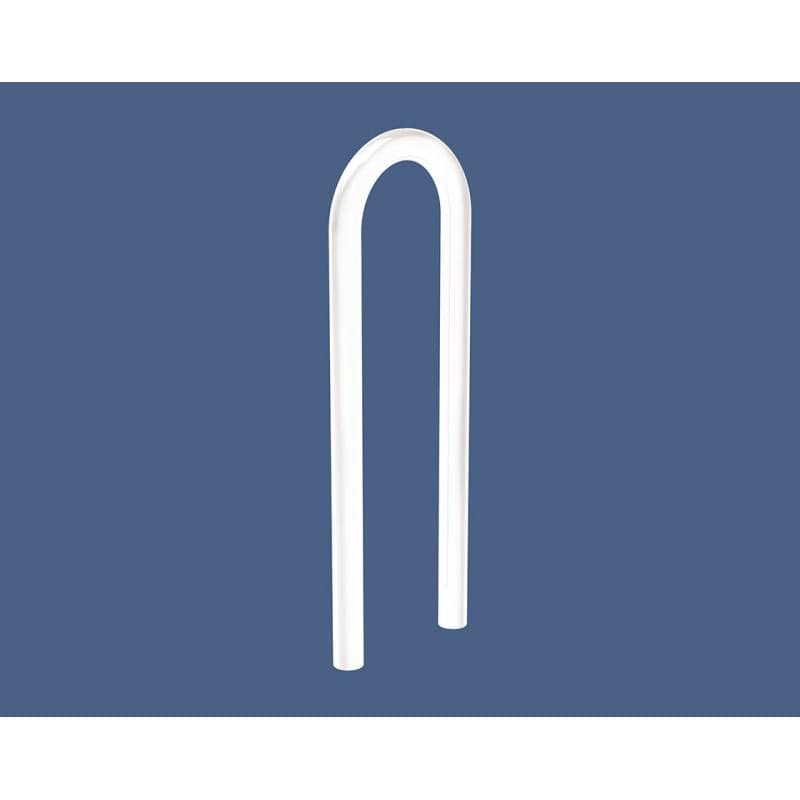 Cityscape Direct Trombone Bicycle Stand White (RAL 9010) / Concrete