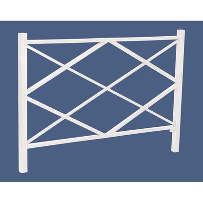 Cityscape Direct Diamond Railing White (RAL 9010)