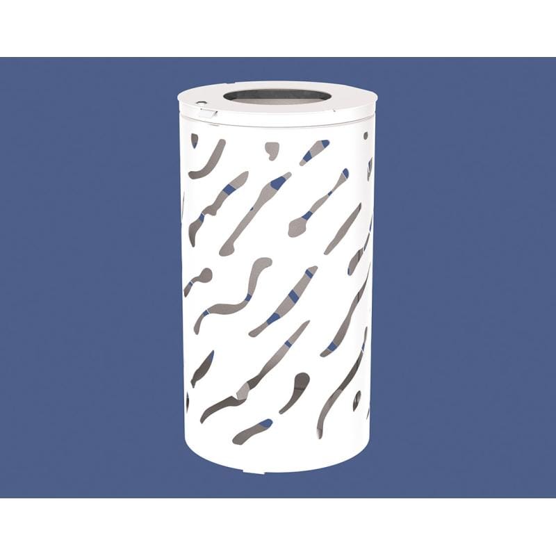 Cityscape Direct Venice Litter Bin White (RAL 9010) / No Bucket