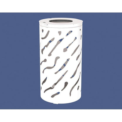 Cityscape Direct Venice Litter Bin White (RAL 9010) / No Bucket