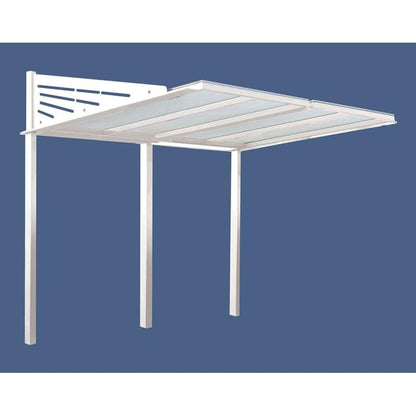 Cityscape Direct Conviviale Bicycle Shelter White (RAL 9010) / Single Unit (No Cladding)