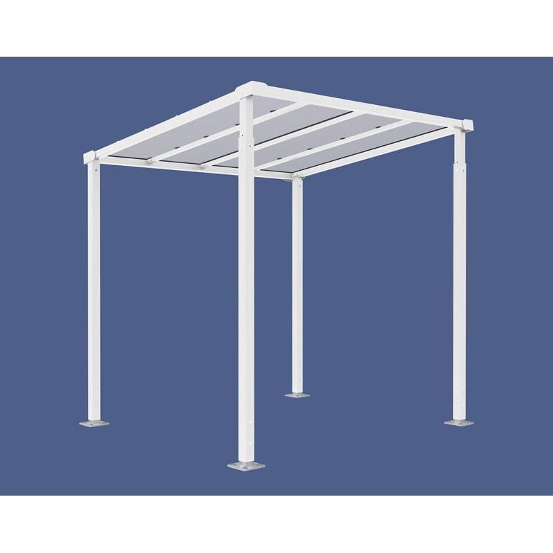 Cityscape Direct Milan Bicycle Shelter White (RAL 9010) / Single Unit (No Cladding)