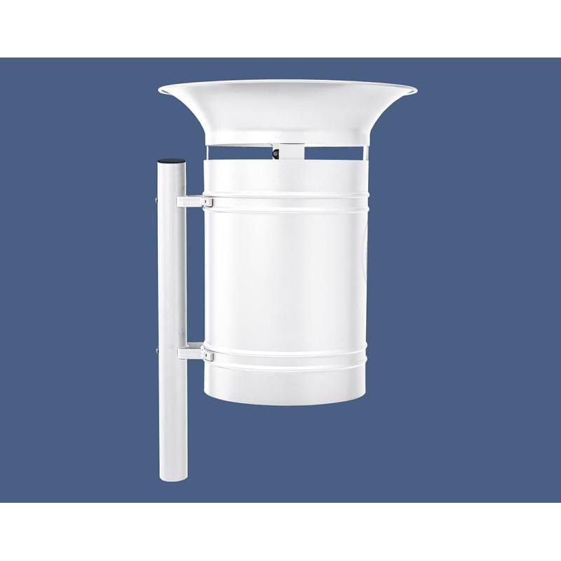 Cityscape Direct Valencia Litter Bin White (RAL 9010)