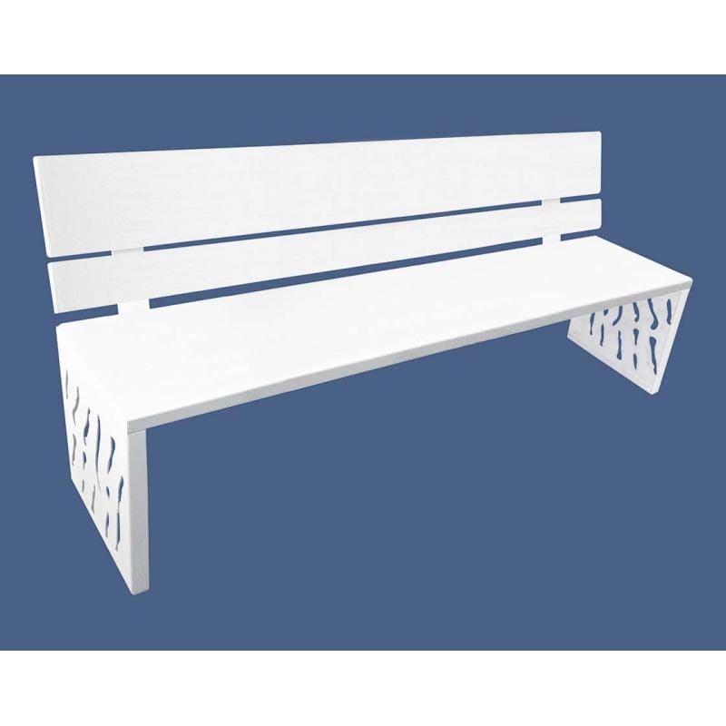 Cityscape Direct Venice Seat (Steel) White (RAL 9010)