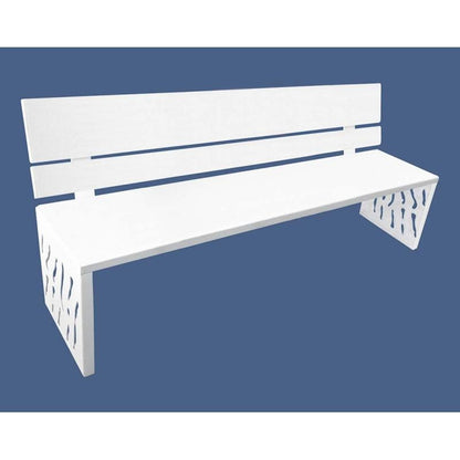 Cityscape Direct Venice Seat (Steel) White (RAL 9010)