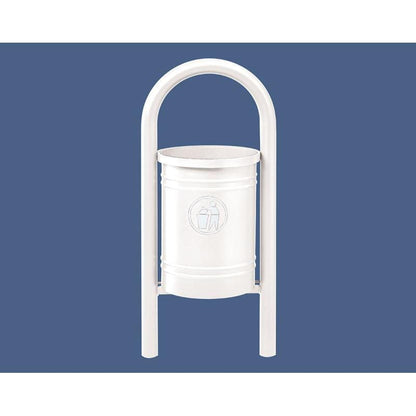 Cityscape Direct Vercors Litter Bin White (RAL 9010)